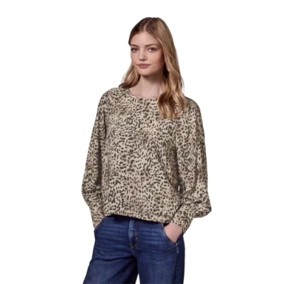 Abbildung von Street One Studio LEO Bluse, Damen, Größe: 46, Braun