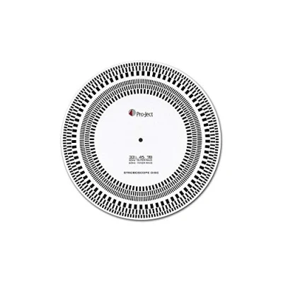 Abbildung von Pro Ject Strobe it, Einstelllehre und Stroboskopscheibe für Plattenspieler, PSTROBEIT