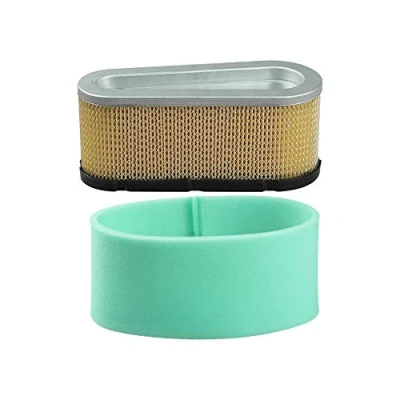 Abbildung von Luft Filter inkl. Vorfilter ersetzt Briggs &amp; Stratton 493909 496894 496894S Alko 130 496 894 Ering John Deere 496894JD Wolf 100 1323 passend für 282700 283700 286700