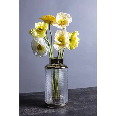 Abbildung von Kare Design Vase LA Noble, Gold, Deko Vase, Blumenvase, Glas, handgefertig, 30cm (H)