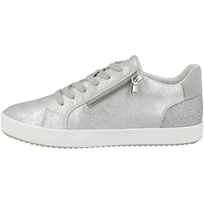 Abbildung von Geox Damen D Blomiee A Sneakers,Silber,37 EU