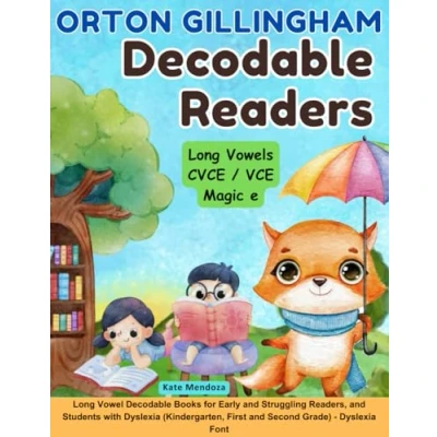 Abbildung von Orton Gillingham Decodable Readers: Long Vowel Books for Early and Struggling Readers, Students with Dyslexia (Kindergarten, First Second Grade) Font