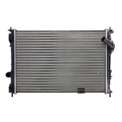 Abbildung von NRF 58455A Kühler, Motorkühlung Aluminium 628 435 34 Kühlrippen mechanisch gefügt NISSAN: Qashqai / Qashqai+2 I