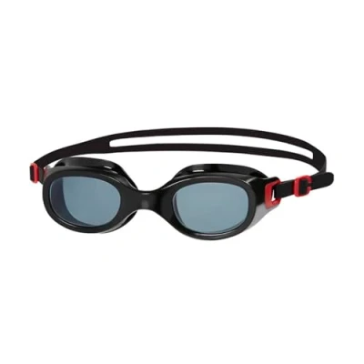 Abbildung von Speedo Unisex Erwachsene Futura Classic Schwimmbrille, Lava Rot/Weiß/Smoke, Einheitsgröße