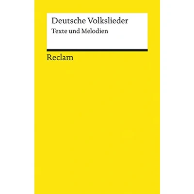 Abbildung von Deutsche Volkslieder. Texte und Melodien: Erläuterungen; Unterrichtsmaterial; Vorbereitung 18479 (Reclams Universal Bibliothek)