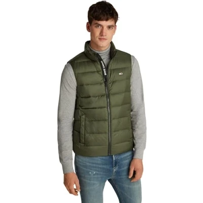 Abbildung von Tommy Jeans Weste, Herren, Größe: 52, Fatigue green