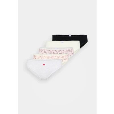Abbildung von LASCANA Jazz Pants Slips, (5er Pack), mit süßen Herzchen Prints und aus elastischer Baumwoll Qualität