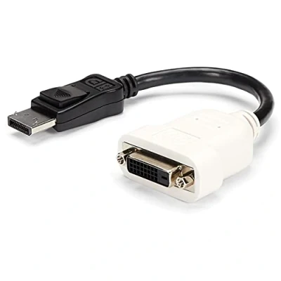 Abbildung von StarTech.com DisplayPort® Adapter auf DVI DP (Stecker) zu I (Buchse) Konverter 1920x1200