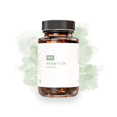 Abbildung von Premium Multivitamin Kapseln hochdosiert Apothekenqualität Tägliche Dosis an Vitamin A bis E, OPC, CoQ10, Zink, Eisen, Selen, u.v.m. Tabletten 100% vegan &amp; natürlich