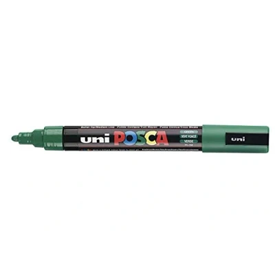 Abbildung von Posca Uni Ball Marker PC 5M Grün Einzelstift