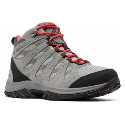 Abbildung von Columbia Redmond III MID Waterproof Hikingschuh, Damen, Größe: 38, Steam/red coral Schuhe