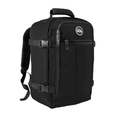 Abbildung von Cabin Max Metz 40x20x25 20L Handgepäck Rucksack, Tasche, Ryanair 40x20x25, Rucksack Flugzeug, Travel Backpack Reiserucksack Recyceltes Polyester, Seitliche Kompression