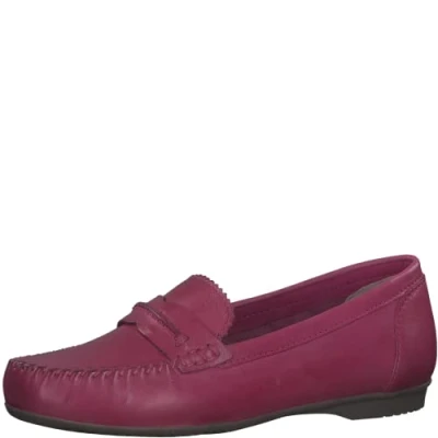Abbildung von MARCO TOZZI Damen Mokassins aus Leder Elegant, Rosa (Pink), 39 EU