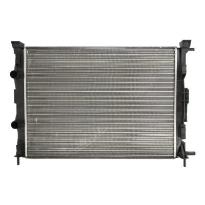 Abbildung von NRF 58327 Kühler, Motorkühlung Aluminium 590 452 34 Kühlrippen mechanisch gefügt RENAULT: SCENIC 2, GRAND Megane II Box Body / Estate