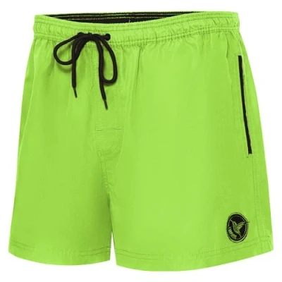 Abbildung von Ladeheid Badehose Herren Bequeme Badeshorts Kurz mit Seitentaschen und Schnürchen, Netzfütterung, Perfekt für Sommer, Strand Schwimmbad LA40 199 (Hellgrün, S)
