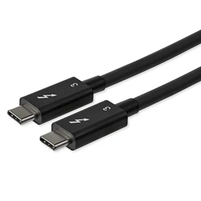 Abbildung von StarTech.com 80cm Passives Thunderbolt 3 Kabel, 40Gbps, 100W PD, 4K/5K Video, Kompatibel mit USB4/DP Alt Mode, 4, USB 3.2/Typ C (TBLT34MM80CM)