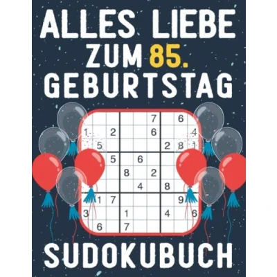 Abbildung von 85 geburtstag Geschenk Alles Liebe zum 85. Sudoku: 150 Rätsel von leicht bis schwer Mit Lösungen Kleines Rätselbuch Verschenken ... Geschenke für Frau Mann