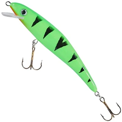 Abbildung von Balzer Matze Koch Zanderwobbler UV Booster 13cm 13g Flachläufer, Farbe:Green Fire Tiger