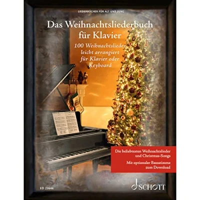 Abbildung von Das Weihnachtsliederbuch für Klavier: 100 Weihnachtslieder leicht arrangiert Klavier oder Keyboard. Gesang und Klavier. Liederbuch. (Liederbücher Alt Jung)