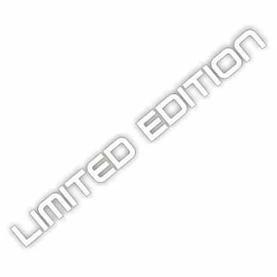 Abbildung von folien zentrum Limited Edition Weiß 20 x 1,5 cm hochwertiger Aufkleber Auto Tuning OEM &amp; JDM Sticker Lustige für Stickerbomb Autoaufkleber Made in Germany
