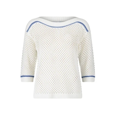 Abbildung von Betty Barclay Strickpullover, Damen, Größe: 40, Patch white blue