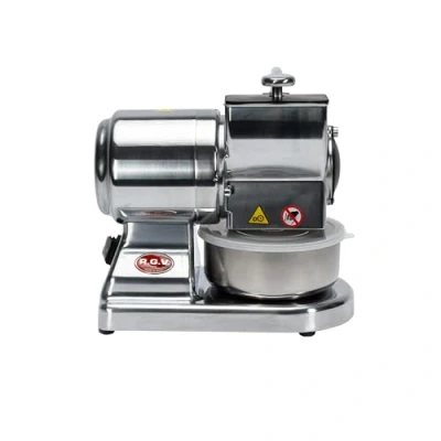 Abbildung von RGV Elektrische Reibe Maxi Essential Made in Italy Professionelle Edelstahlwalze abnehmbar und spülmaschinenfest, Silber, 450 Watt