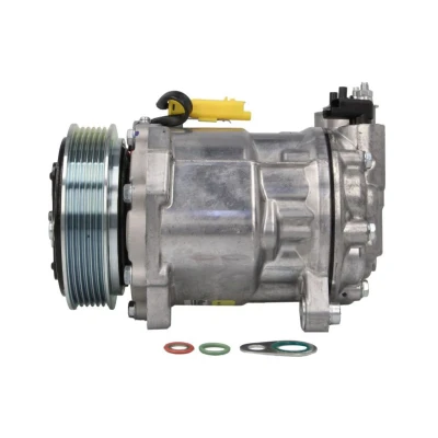 Abbildung von NISSENS 89398 Kompressor SD7C16 12 PAG 46 R 134a CITROËN: C5 III Estate, 3, PEUGEOT: 407 SW, 607 Saloon