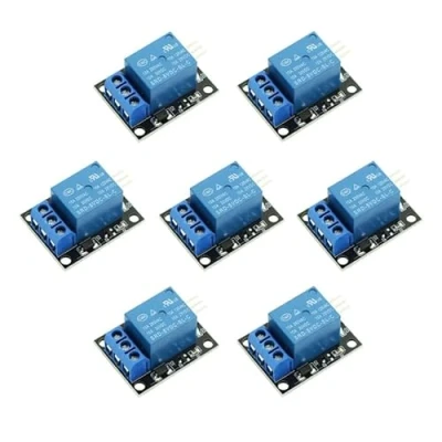 Abbildung von GERUI 7 Stücke Relais 5V KY 019 1 Kanal Relaismodul Bord Schild High Level Trigger mit für arduino und Raspberry Pi PIC AVR DSP ARM
