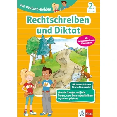 Abbildung von Klett Diktat und Rechtschreibung 2. Klasse: Deutsch Übungsheft für die Grundschule mit Stickern (Die Helden)