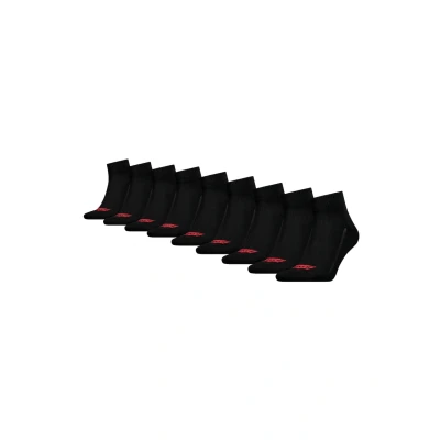 Abbildung von Levi&#039;s Unisex Recycled MID CUT Batwing LOGO Socken, Größe: 35 38, Black