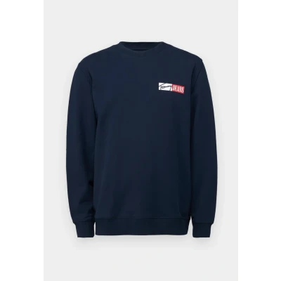 Abbildung von Tommy Jeans Entry Graphic CREW Sweatshirt, Herren, Größe: 66, Dark night navy