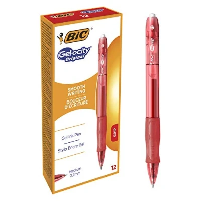 Abbildung von BIC 829159 Gel ocity Original Roller Medium in Rot 12erSet