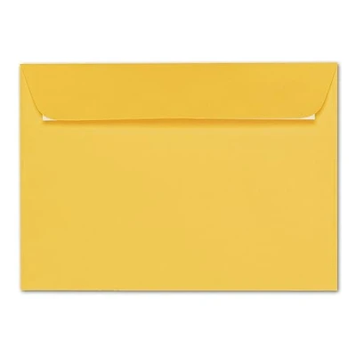 Abbildung von Artoz 25x Briefumschläge DIN C5 Gelb (Sonnengelb) 229 x 162 mm Kuvert ohne Fenster Umschläge selbstklebend haftklebend Serie 1001
