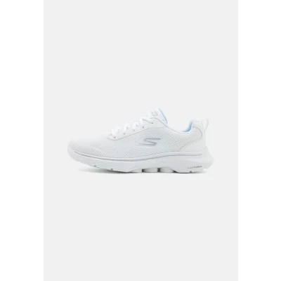 Abbildung von Skechers Performance GO WALK 7 LACE UP Walkingschuh, Damen, Größe: 39, White Textil/synthetik