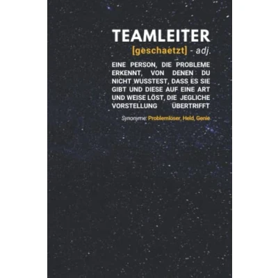 Abbildung von Teamleiter geschätzt: Notizbuch inkl. To Do Liste Das perfekte Geschenk für Männer, die ein Team leiten Geschenkidee Geschenke
