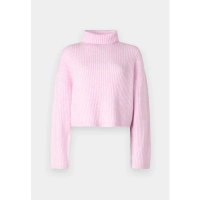 Abbildung von ONLY Onlmelanie Rollneck Strickpullover, Damen, Größe: Small, Pink lady