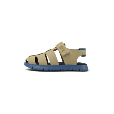 Abbildung von Camper Oruga Unisex Riemensandalette für Kinder, Größe: 29, Mittelbeige Schuhe