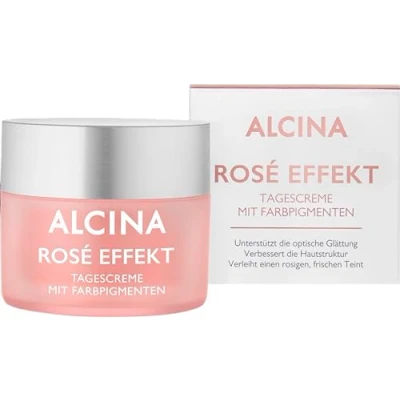 Abbildung von ALCINA Rosé Effekt Tagescreme 1 x 50 ml Verleiht einen rosigen, frischen Teint Für reife, anspruchsvolle Haut Mit verkapselten Farbpigmenten, schwarzem Hafer und weißem Tee