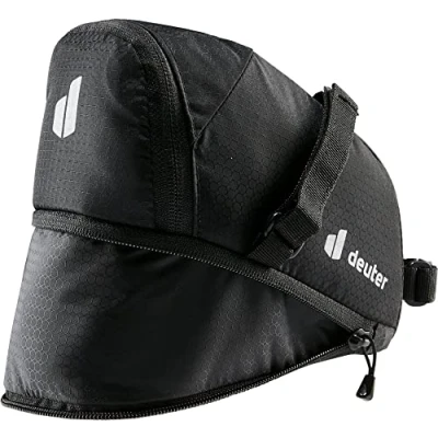 Abbildung von deuter Bike Bag 1.1 + 0.3 Satteltasche, Schwarz
