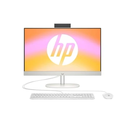 Abbildung von HP All in One PC, 23,8&quot; FHD Touchscreen, AMD Ryzen 5 7520U, 16 GB DDR4 RAM, 512 SSD, Radeon Grafik, Windows 11 Home, QWERTZ, Weiß