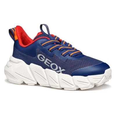 Abbildung von Geox Flexyper FAST BOY Sneaker low für Kinder, Größe: 34, Navy Schuhe