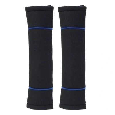 Abbildung von CARPOINT 1421510 Gurtpolster schwarz, Blau Polyester