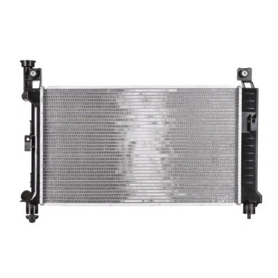 Abbildung von NRF 53501 Kühler, Motorkühlung Aluminium 655 371 34 Kühlrippen gelötet