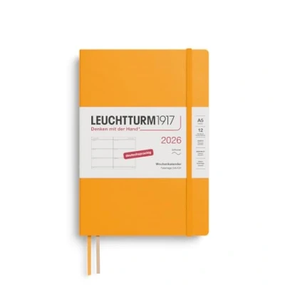 Abbildung von LEUCHTTURM1917 372558 Wochenkalender Medium (A5) 2026, 12 Monate, Softcover, Rising Sun, Deutsch