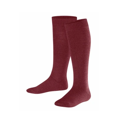 Abbildung von Falke Comfort WOOL Kneehigh WARM Kniestrümpfe für Kinder, Größe: 23 26, Ruby