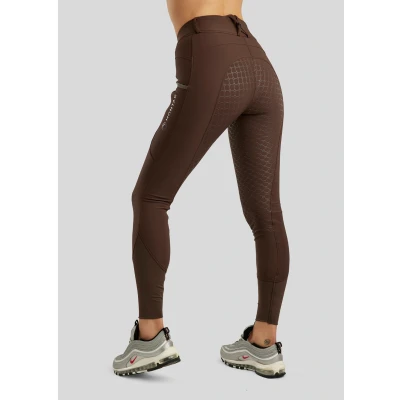 Abbildung von Montar Reithose MoAvina Highwaist Caviar Crystal Full Grip Braun