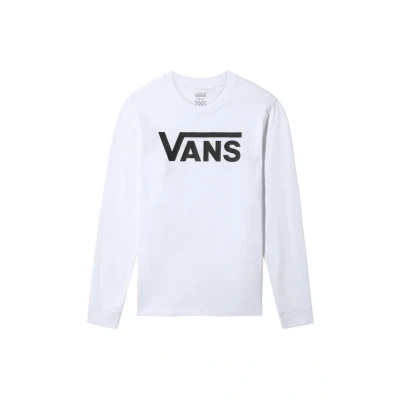Abbildung von Vans WM Flying V Classic LS BF Sweatshirt, Damen, Größe: 36, White