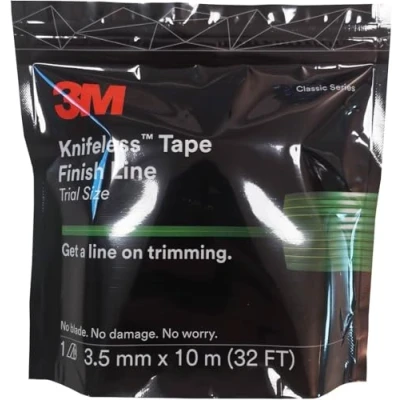 Abbildung von 3M Finish Line Messerloses Klebeband KTS FL2, Testgröße, grün, 3,5 mm x 10 m