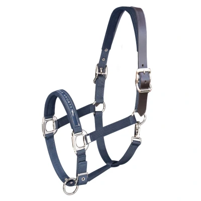 Abbildung von Schockemöhle Halfter Memphis Breakaway Nylon Navy Vollblut
