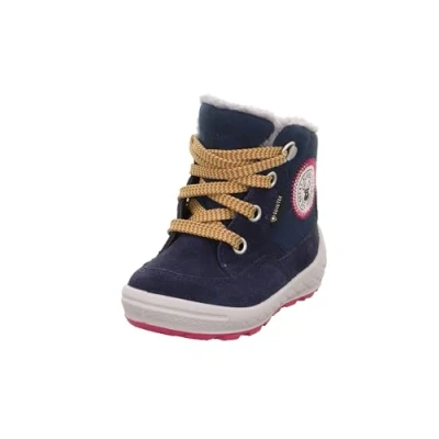 Abbildung von Superfit Baby Mädchen GROOVY warm gefütterte Gore Tex Stiefel, BLAU/PINK 8010